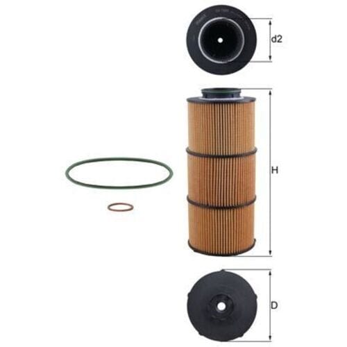 Oliefilter MAHLE OX 1389D