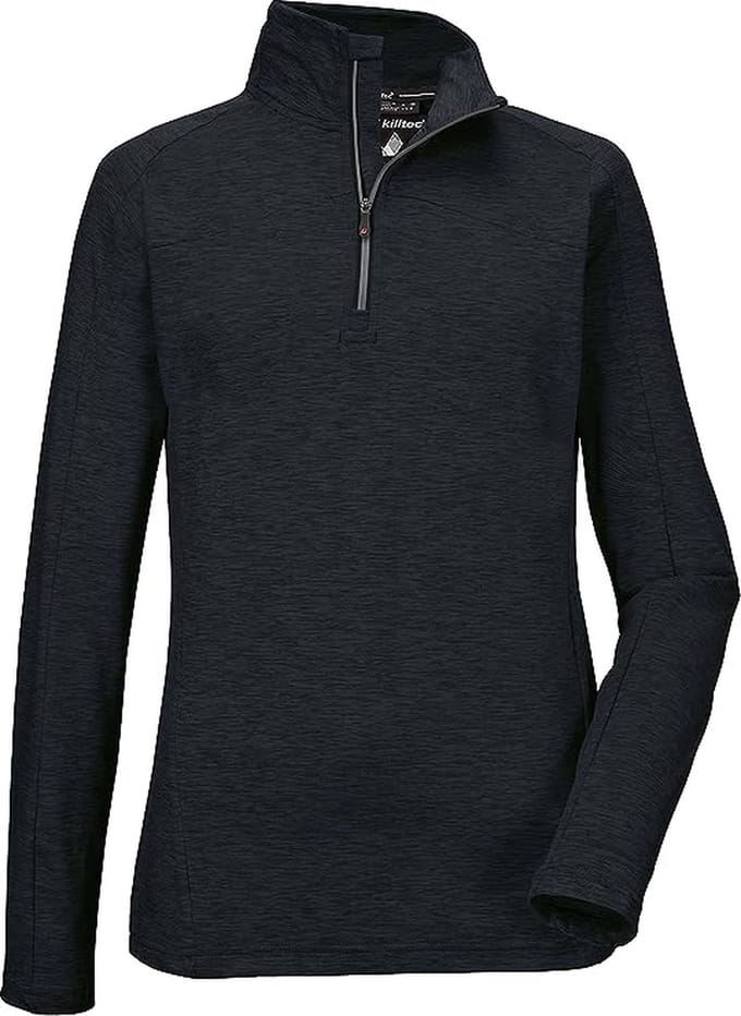 KILLTEC Ksw 97 dames pully zwart/blauw - maat 38