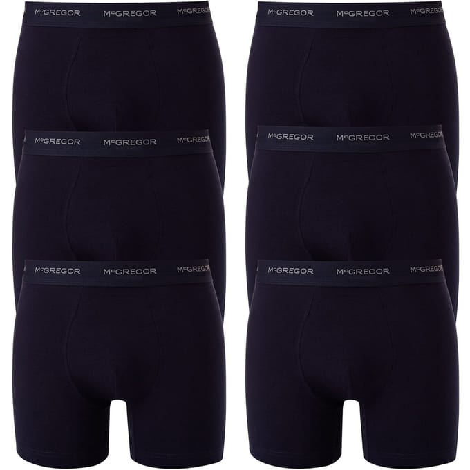 McGregor  - Premium Boxershorts - 6-pack Navy Taglia: S | Biancheria intima Outlet | Uomo | Blu