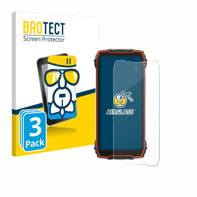 Screenprotector 3 Stuks voor Blackview Oscal Pilot 1 Beschermglas transparant