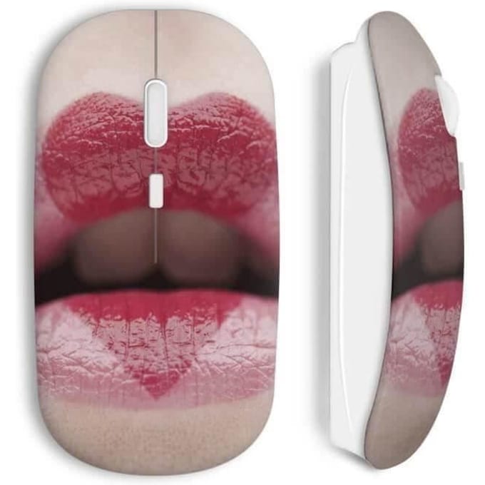 Souris sans Fil Levres coeur