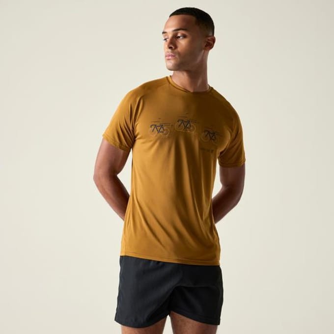 Dare 2B Heren Tech II Fiets T-shirt (Donkere komijn)