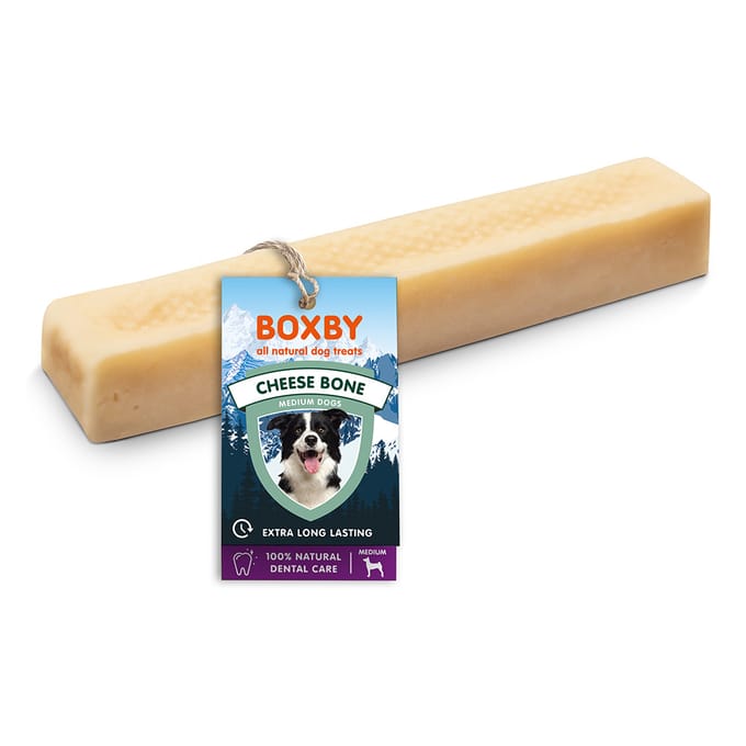 voor Middelgrote Honden (10 - 20 kg) Boxby Cheese Bar Hondensnacks