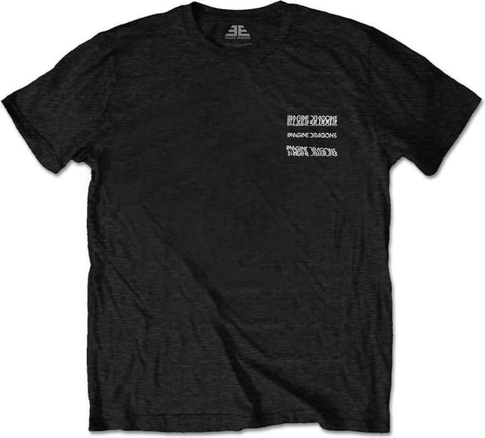 Imagine Dragons - Man Glitch Heren T-shirt - S - Zwart