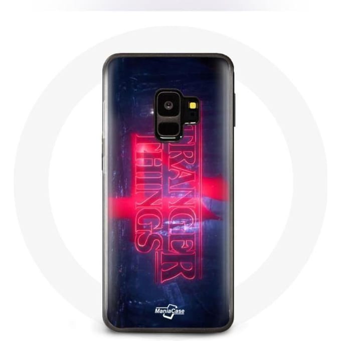 Case voor Samsung Galaxy S9 Plus Stranger Things Logo Transparant Seizoen 4 Trailer 2022