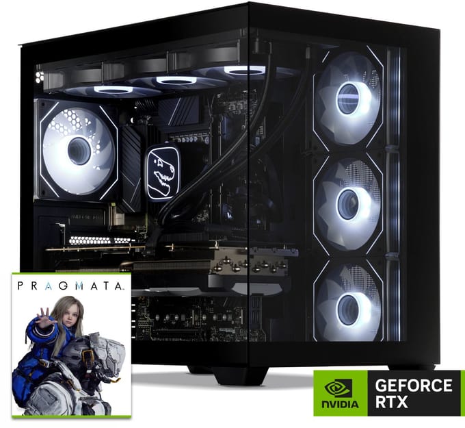 Sedatech Pro Gaming PC Waterkoeling Maxi Vision • Intel i9-14900KF 24x 3.2GHz • Geforce RTX5080 • 128Gb DDR5 • 4Tb SSD M.2 • WiFi • Bluetooth, USB C • Windows 11 • Desktop computer