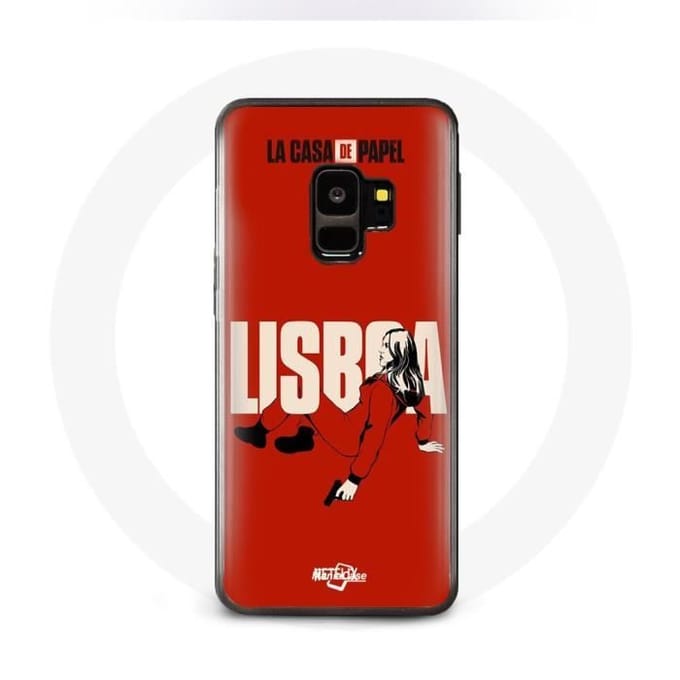 Coque pour Samsung Galaxy S9 La casa de papel Lisboa dessin