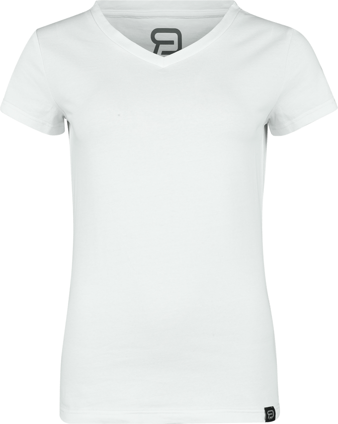R.E.D. Rock-Engineered Design wit t-shirt in een dubbele verpakking - Dames - M