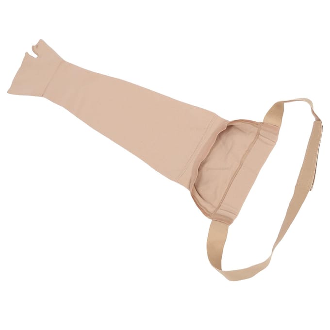 Armmouw na Mastectomie XXL Anti-Zwelling Hoge Elasticiteit Ergonomisch Zacht Lymfoedeem Compressie beige