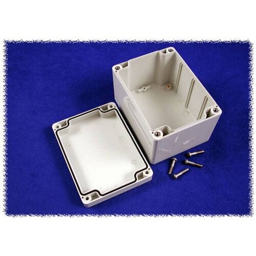 Hammond Electronics 1554G2GY Universele behuizing 120 x 90 x 80 Polycarbonaat Grijs 1 stuk(s)