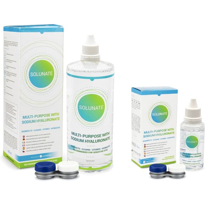 Solunate Multi-Purpose 400 ml + 50 ml met lenzendoosjes