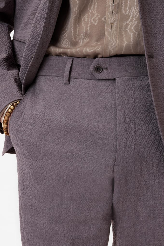 John Varvatos Dalston Tailored Pants - Separate Pants Old Bark Maat: 48 | Tailored Broeken Outlet | Heren | Grijs