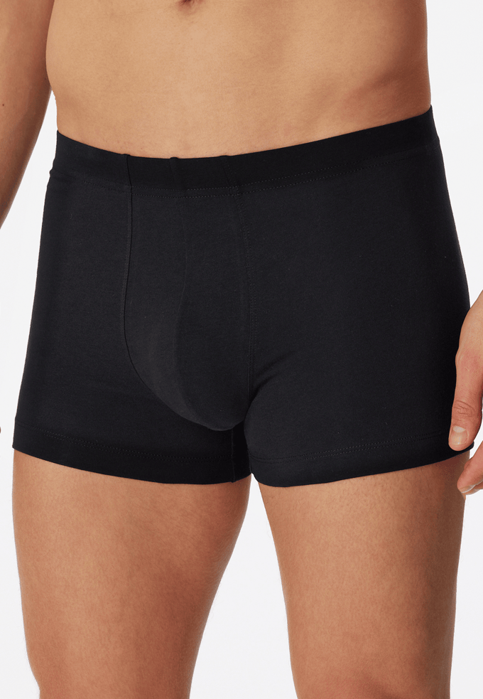 SCHIESSER 95/5 Essentials 3 PACK Shorts - Heren Onderbroek zwart