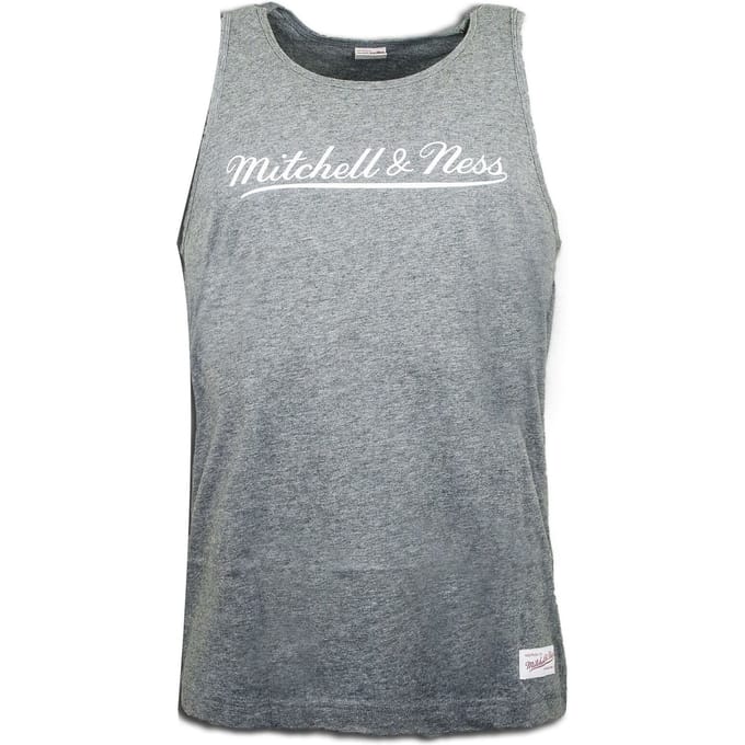 Mitchell & Ness Script Logo Heren Grijs Vest