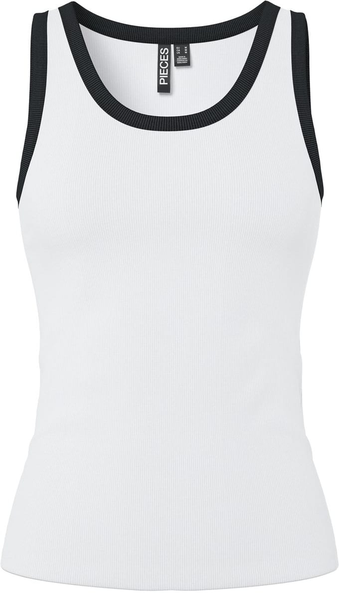Pieces Geribd Tanktop Dames - Maat XS