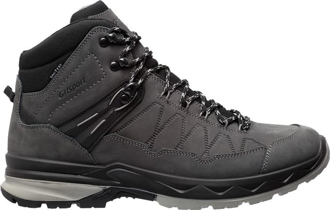 Grisport Tampa Mid Wandelschoen - Dames leren mid wandelschoenen - Anthracite