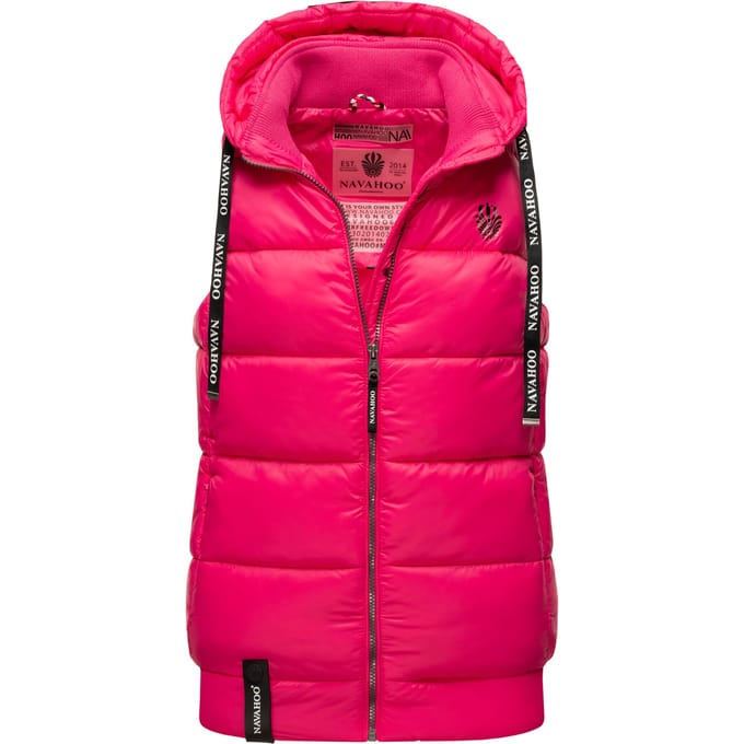Navahoo Dames Gewatteerde Bodywarmer Kassidy – Licht & Modern met Capuchon