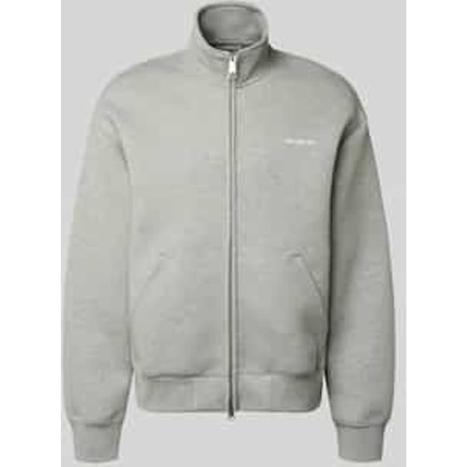 Sweatjack met opstaande kraag