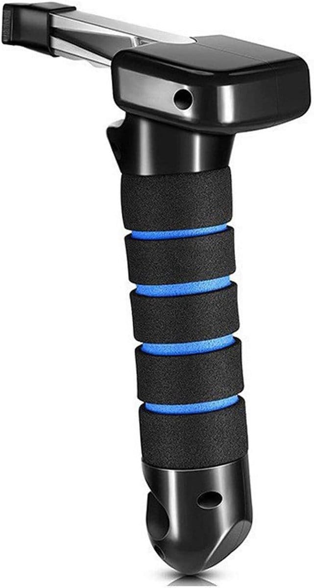 Autohandgreep - Hulpgreep - Veilig In- Uitstappen - Multifunctioneel Ontwerp - 400 Lbs Draaglast - Blauw