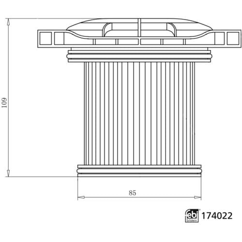 Oliefilter, retarder FEBI BILSTEIN 174022
