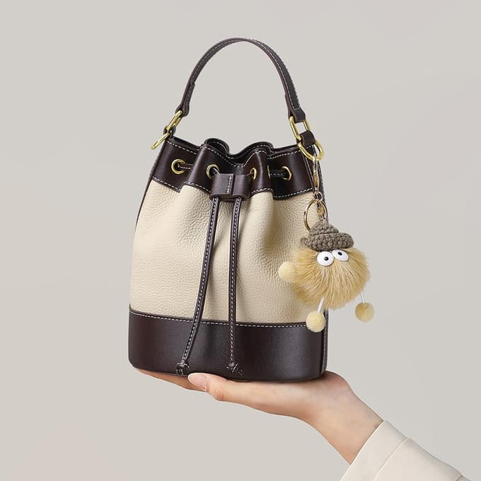 Emmertas Dames Herfst/winter Crossbody Tas Leer Dames Tas Super Hot Schoudertas beige