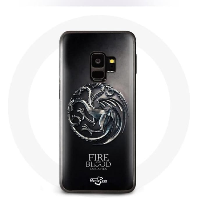 Coque - Game Of Thrones - Samsung Galaxy S9 - Targaryen de feu et de sang - Rigide - Noir