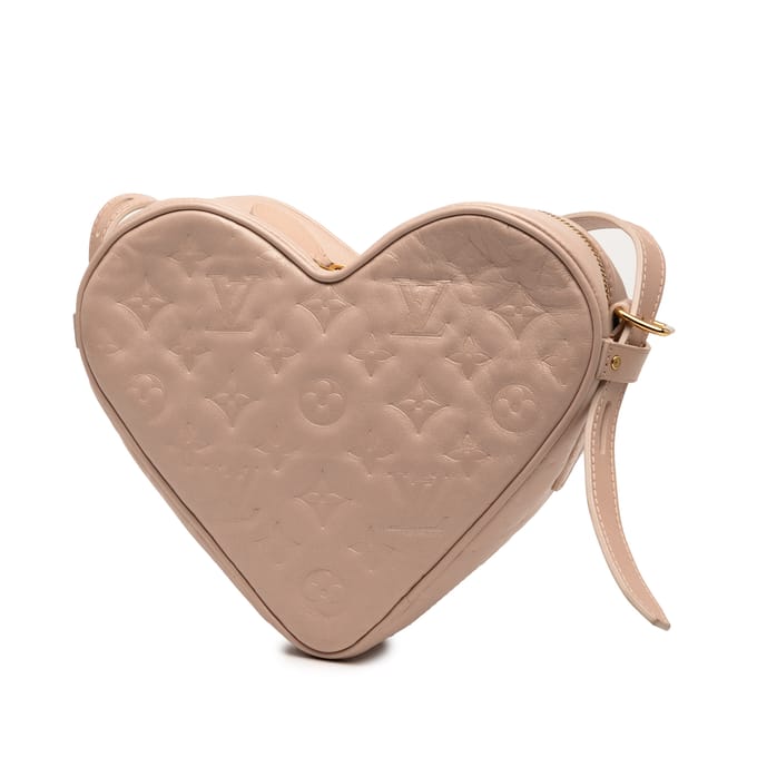 Tweedehands Monogram Geëmbossede Lamsleer Fall In Love Sac Coeur