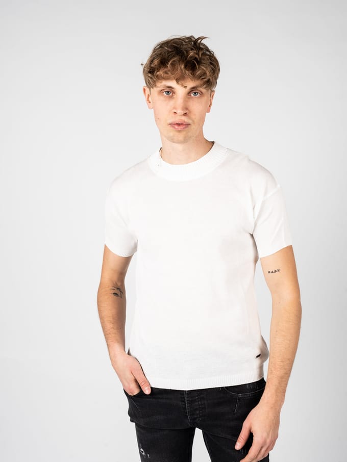 Takeshy Kurosawa T-shirt Over Filo Mannen Wit