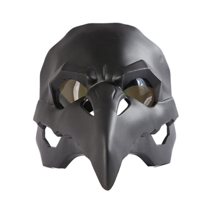 Masque bec d'oiseau plastique d'ingénierie ABS masque de performance Adult One Size noir