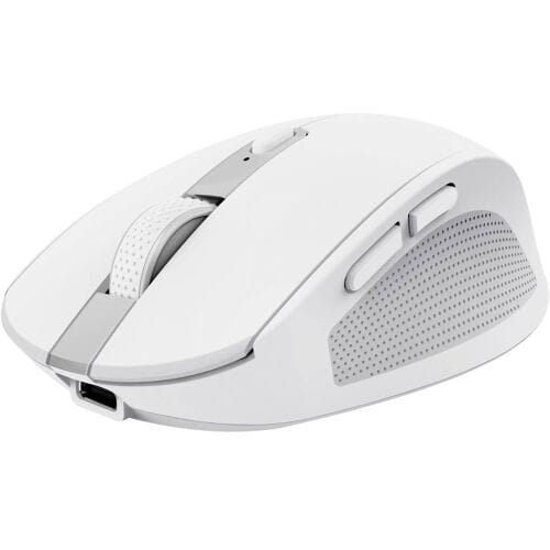 Trust Ozaa Compact - Draadloze Muis - Multi-device - Stille Knoppen - Oplaadbaar - Wit