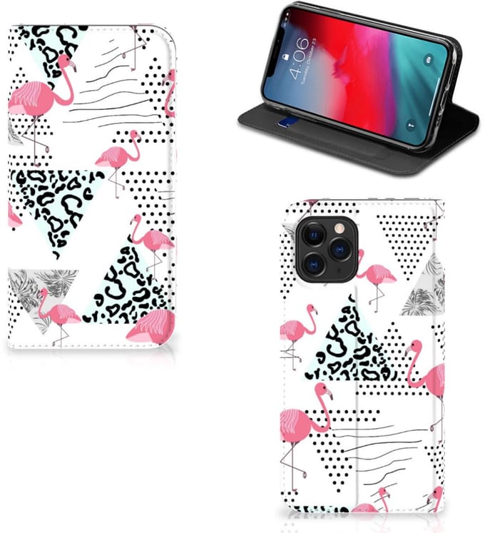 Apple iPhone 11 Pro Hoesje maken Flamingo Triangle