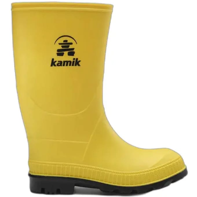 Grote maat regenlaarzen voor kinderen Kamik Stomp