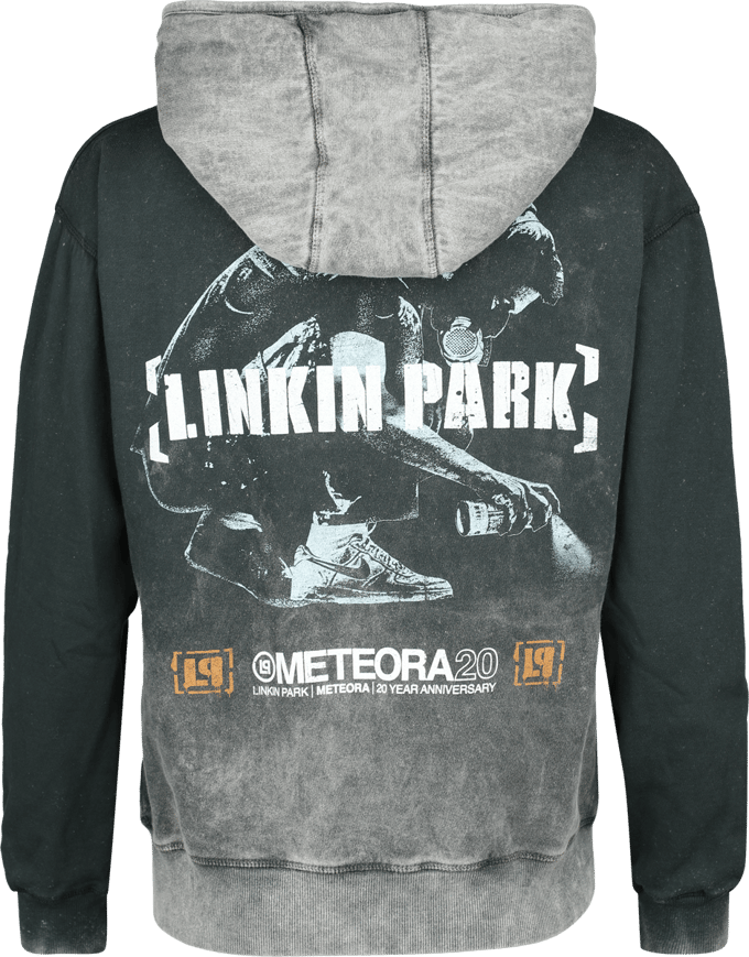 Linkin Park Vest met capuchon - Only Guy - S tot XXL - voor Vrouwen - grijs