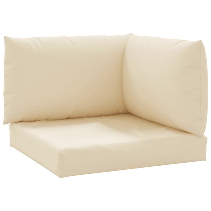 vidaXL - Palletkussens - 3 - st - oxford - stof - beige