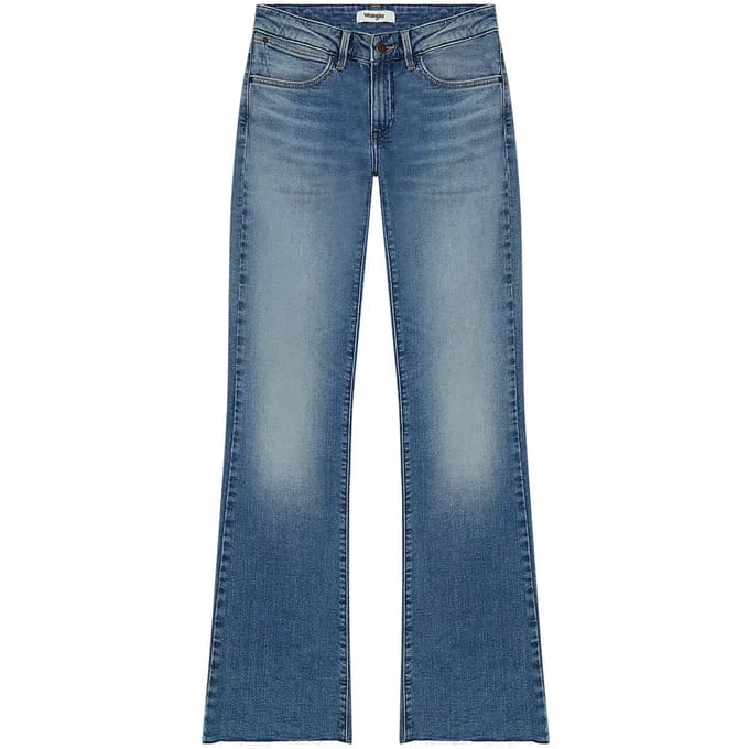 Wrangler Bootcut Spijkerbroek Blauw 26 / 32 Vrouw