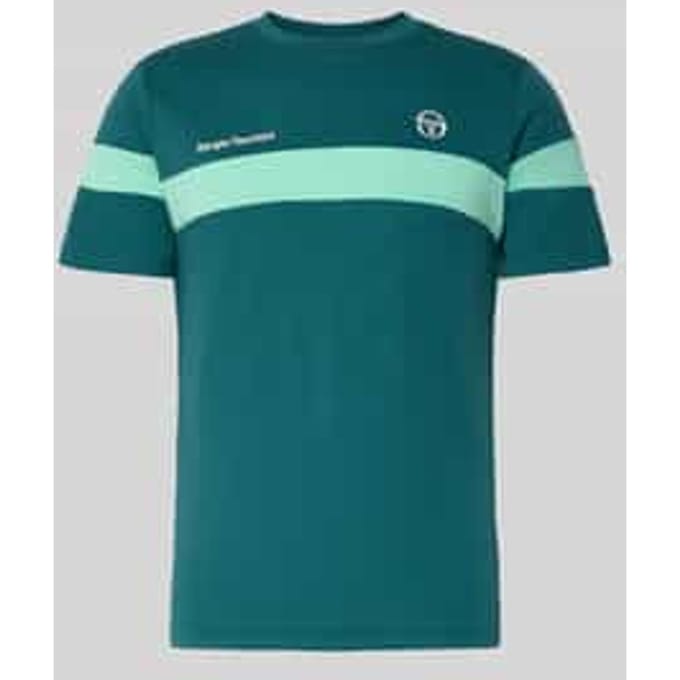 regular fit T-shirt met logoprint model 'Leone'