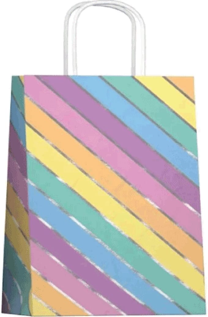 Papieren cadeau tas M Festive