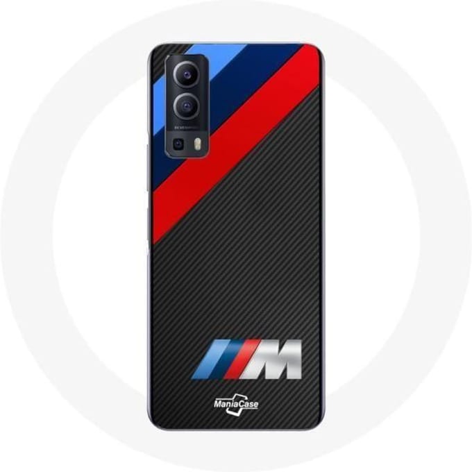 Coque Vivo Y72 BMW M Logo carbone
