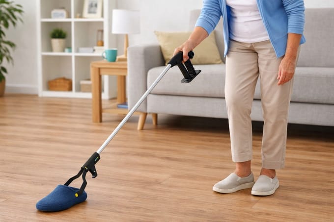 Grijptang 90 cm - Hulpmiddel om voorwerpen te pakken - Zilver