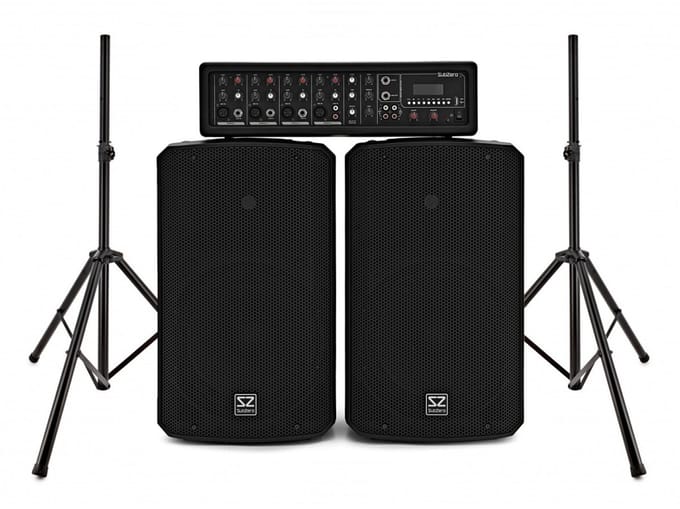 SubZero SZPA-410 175W 10 PA-systeem met Statieven