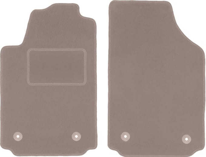 Beige voormatten voor: Audi A2 hatchback (2000-2005)