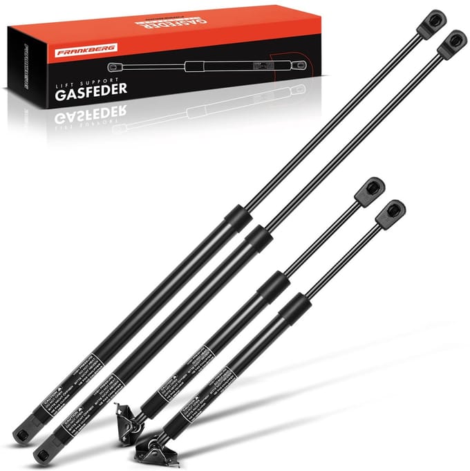 Frankberg 4x Gasveer Achterruit Achterklep voor Jeep
