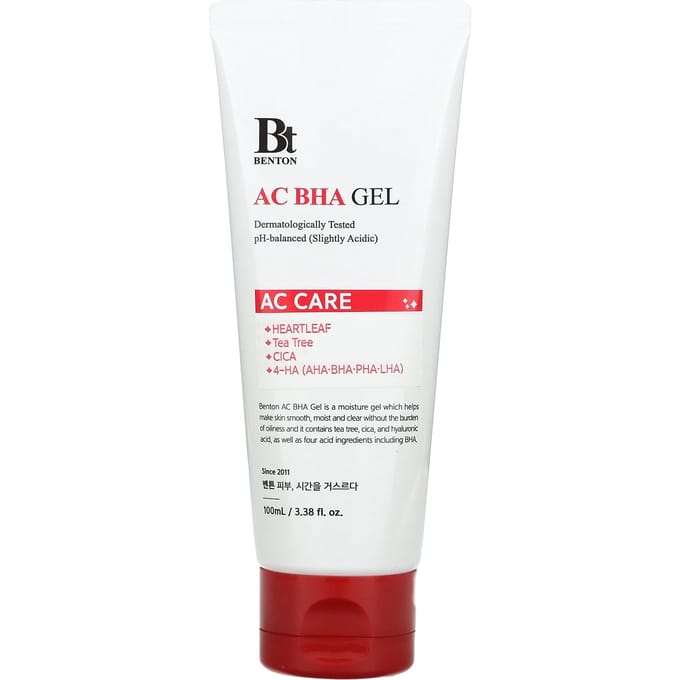 Benton, AC BHA Gel, 3,38 fl oz (100 ml) white