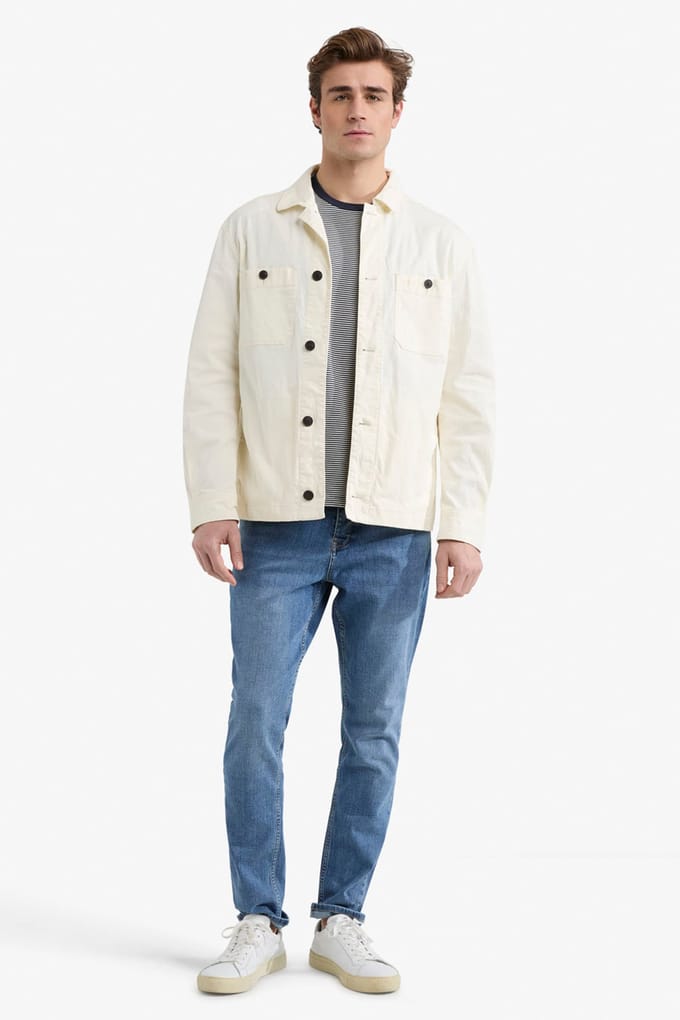 McGregor Cotton Shirt Jacket Off White Taglia: M | Giacche leggere Outlet | Uomo | Bianco