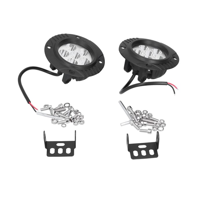 5 inch Ronde Voorbumperlamp Ingebouwde LED Lamp 6000K 6000LM Hoge Helderheid IP67 Waterdicht black