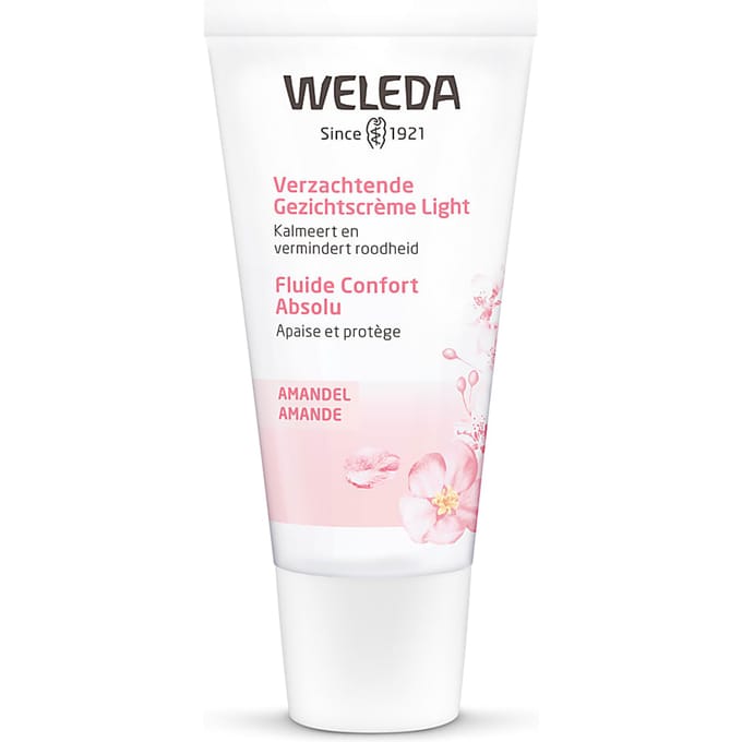 WELEDA - Verzachtende Gezichtscrème Light - Amandel - 30ml - 100% natuurlijk