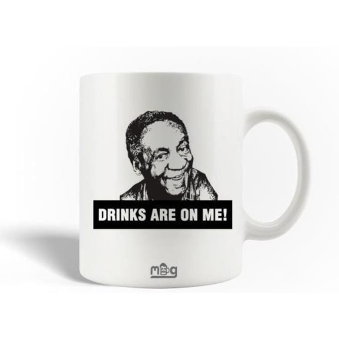 Mug en Céramique Bill Cosby Acteur Drinks Are On Me!