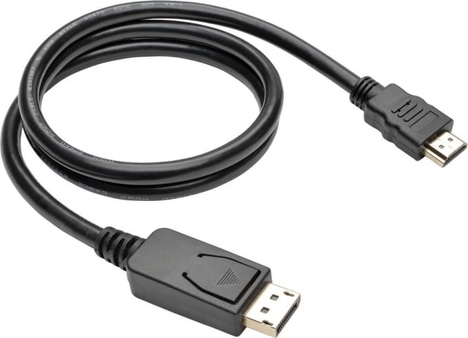 Tripp Lite P582-003-V2 video kabel adapter 0,91 m DisplayPort HDMI Zwart, Metallic