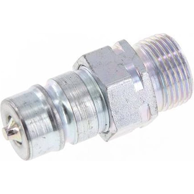 Stalen DN 10 Hydraulische Koppeling Insteeknippel 12 mm S Knelring ISO 7241-1 A/8434-1 D 17.3mm