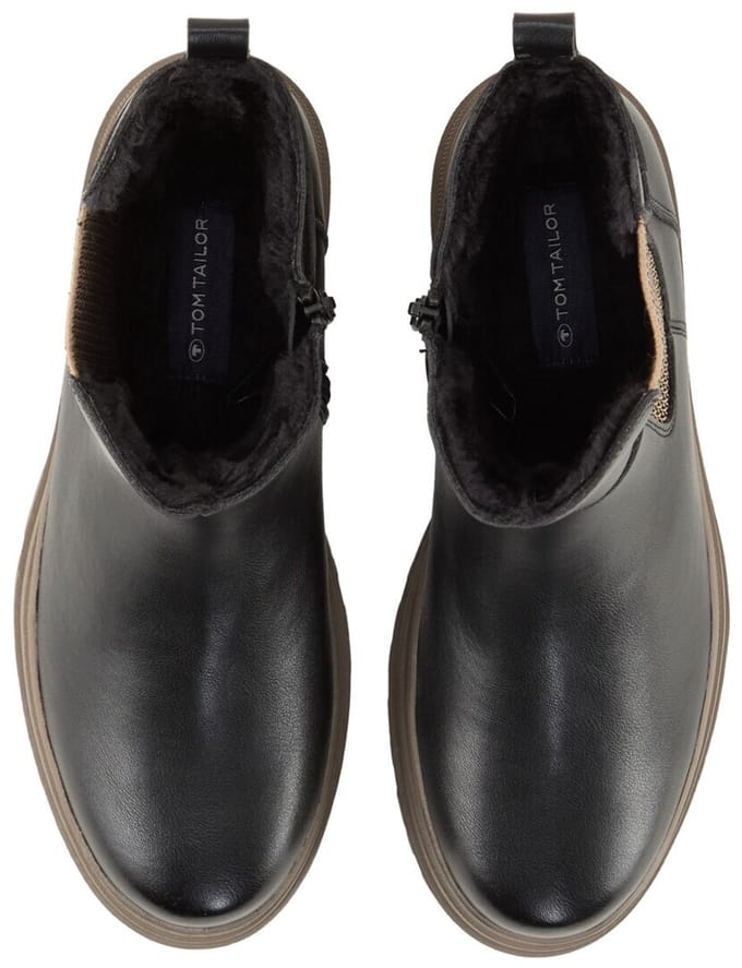 Tom Tailor - Waterdichte laarzen met voering - Maat 36 - black